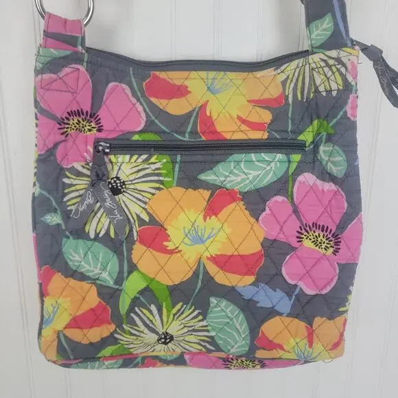 Vera Bradley Coastal Paradise Hipster Cross Body Purse - Picture 9 of 16